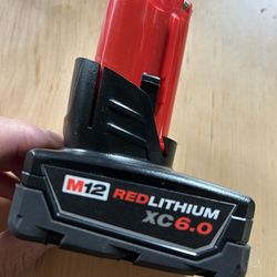 Firm! Milwaukee M12 12-Volt Lithium-Ion XC Extended Capacity 6.0Ah Battery Pack