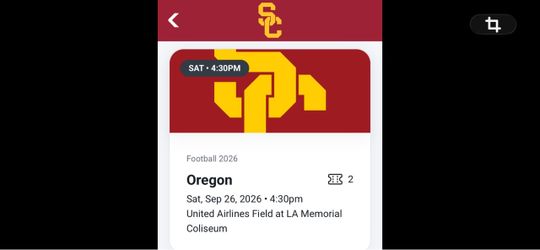 USC tix for $ale!