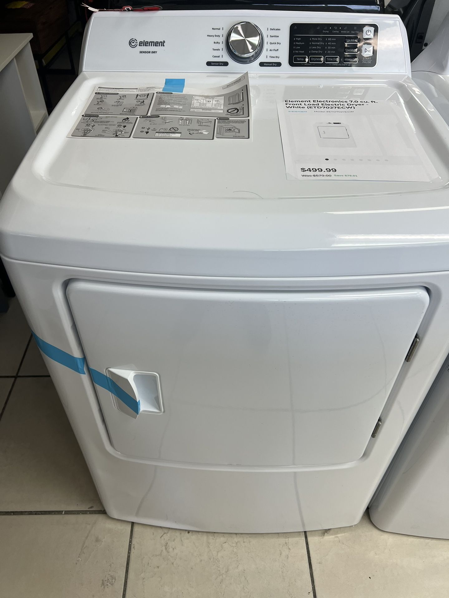Element electric dryer 