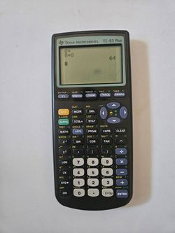 Texas Instruments TI-83 Plus Graphing Calculator Works