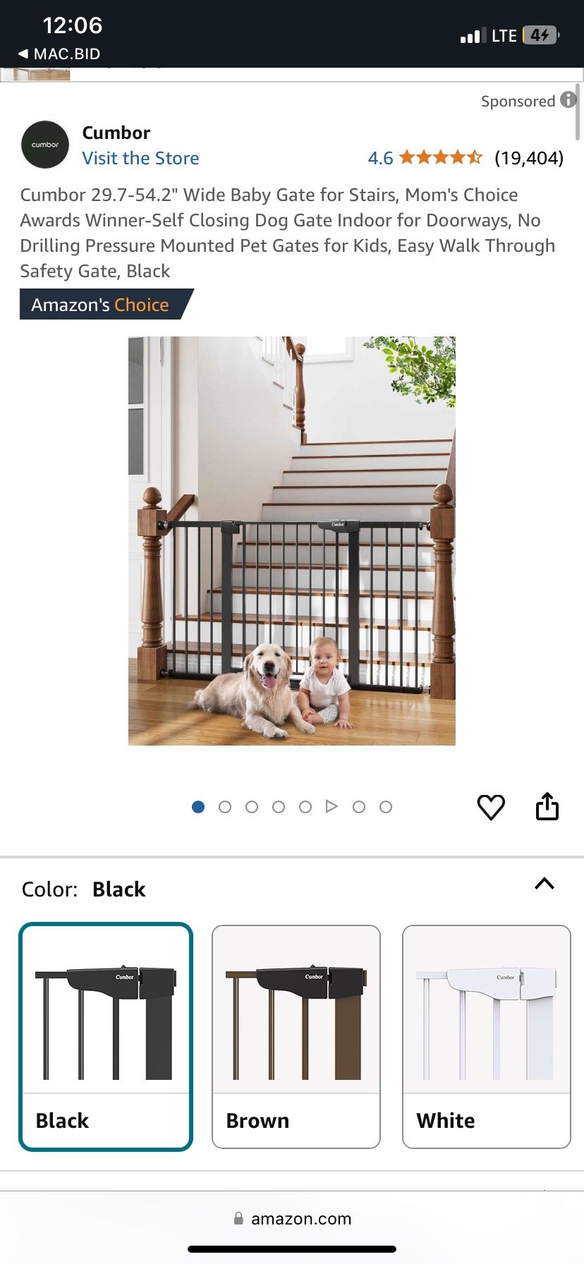 Cumbor Baby Gate