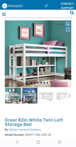 Twin Loft Storage Bed