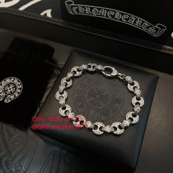 C.hrome H.earts bracelet 