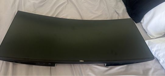 Shop Dell Dell - 34.1" IPS LED Curved 120Hz Monitor (USB, HDMI) - Black/Silver