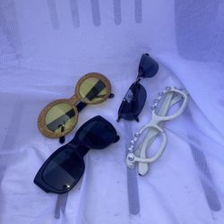 4 Prop Glasses Halloween Accessories 