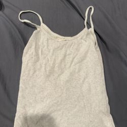 white brandy tank top