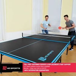 MD Sports Official Size Table Tennis Table 