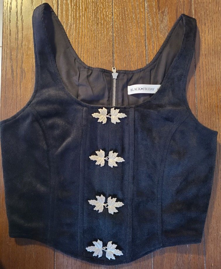 BLACK FRIDAY CROP CORSET