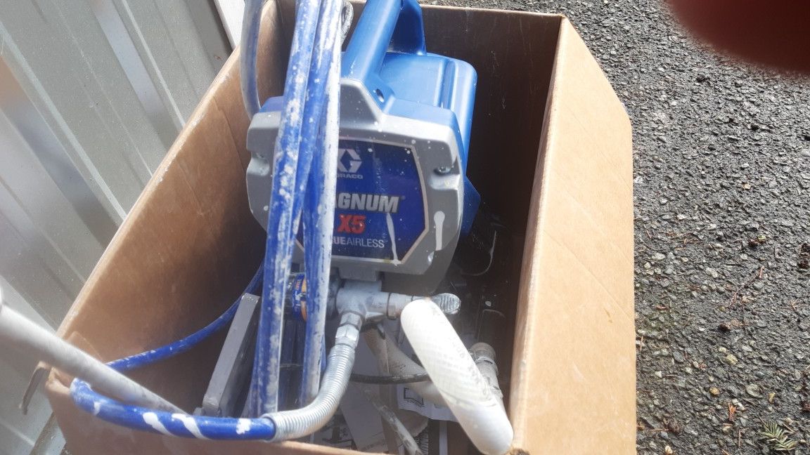 Graco magnum x5 paint sprayer for Sale in Lynnwood, WA OfferUp