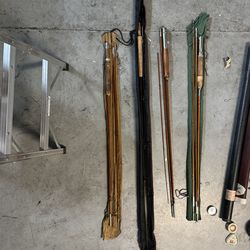 Vintage bamboo fly rods