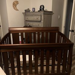 Brown Crib