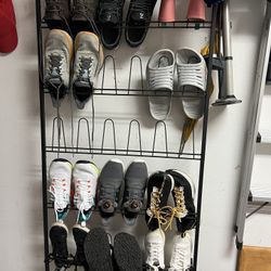 Garage Shoe Rack That Mounts On Wall