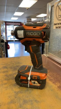 Ridgid 18V Impact Driver with 18V Hyper lithium ion Li Battery
