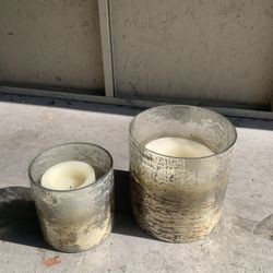 $10 ($80 retail amazon) Classic Christmas Translucent Silver Courtneys Candles Limited Edition Jar Candles