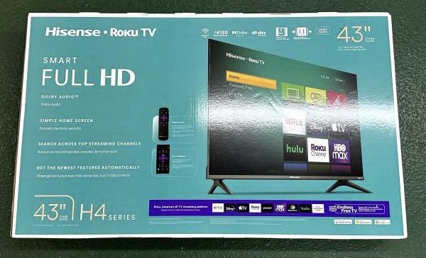 43” Inch Hisense Smart Roku UHDTV 4K