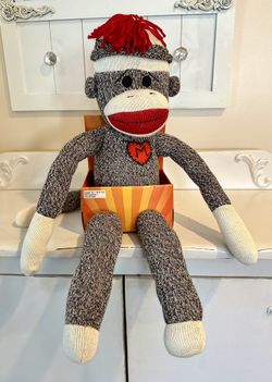NEW - 20” Sock Monkey