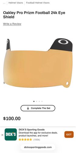 Oakley Football Visor shield