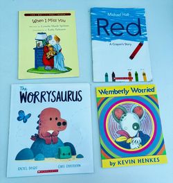 social emotional & feelings Books- Therapy, parent, teacher, Kids, children, library