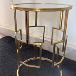 GOLD END TABLE