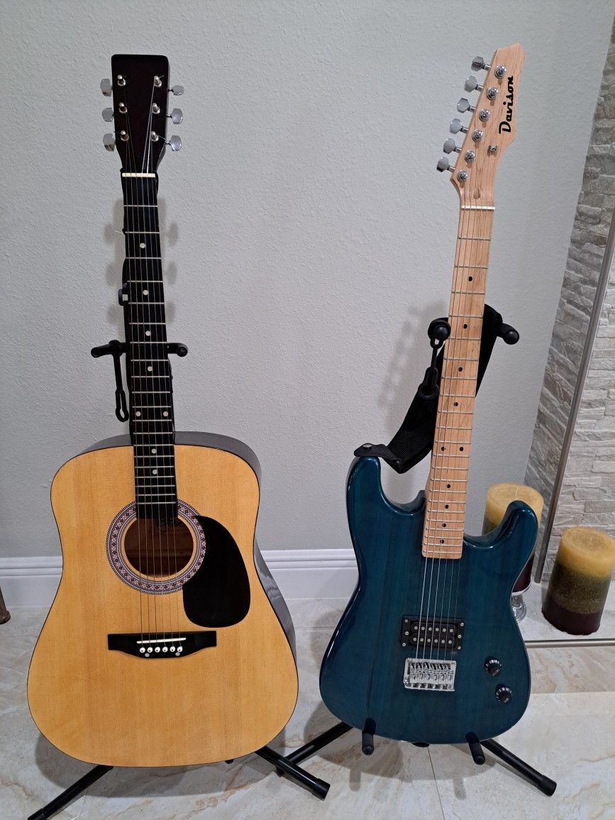 Electric and Spanish Guitar