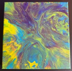 Original Abstract Acrylic Pour Painting – One-of-a-Kind Wall Art