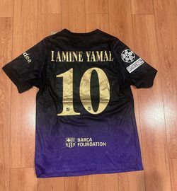 Barcelona 26/27 Away Jersey, Lamine Yamal #10, Champions league patch