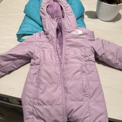 North Face Girls XS (6) Reversible Winter Jacket 