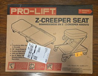 Pro-Lift 2-in-1 Mechanic Creeper & Seat 300lbs