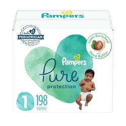 Pampers Pure Protection 198ct SIZE 1