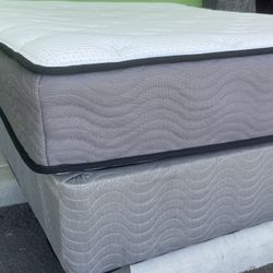 Queen Size Mattress - Box Spring And Frame Optional