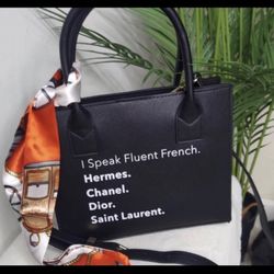 I Speak Fluent Purse