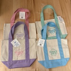 Trader Joe’s Mini Tote Bags - Pastel