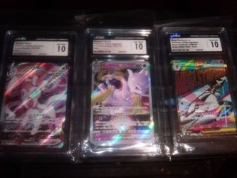 Pokemon cards and graded slabs