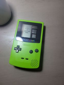 Nintendo Game Boy Color Lime Green