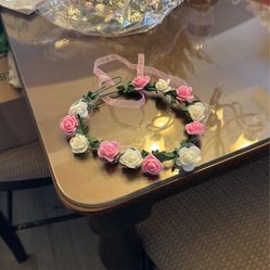 Flower Girl Wreath Headband