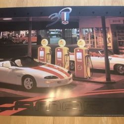 30th Anniversary Camaro Poster Dealer GM Chevy Showroom 