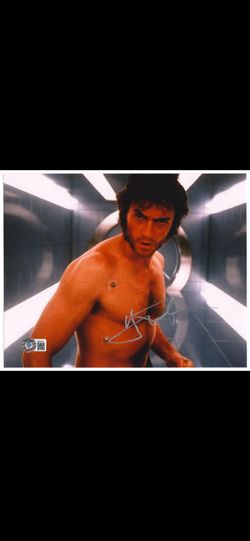 Hugh Jackman Wolverine Signed 8x10 Photo X-Men Autograph Beckett BAS Certified