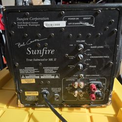 Sunfire True Subwoofer 