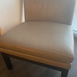 West elm Grey Sleeper Chair