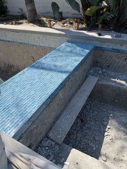 Tile Coping Pebble Pool