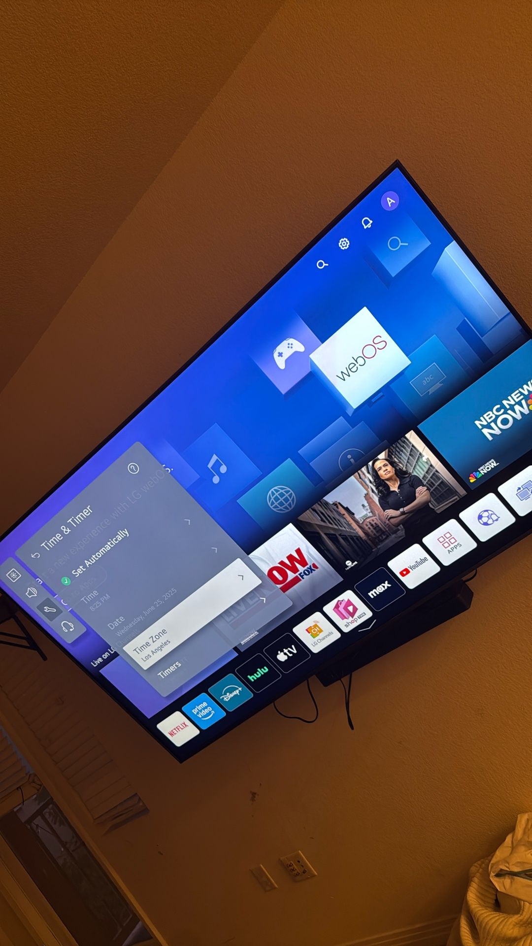 75” LG TV With Wall Mount