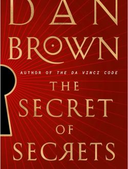 The Secret of Secrets by Dan Brown - Red & Gold softcover