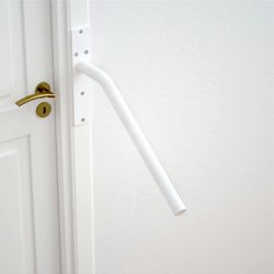 Alloy Steel Heavy Duty Stair Railing for Staircase Handrail Grab Bar (White)