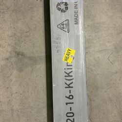 King Size Metal Platform Bed Frame - HLIPHA 16 Inch Black