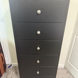Prepac Sonoma 6 Drawer Dresser for Bedroom, Tall Chest of Drawers, Bedroom Furniture, Clothes Storage and Organizer, 19" D x 23.25" W x 52.75" H, Blac