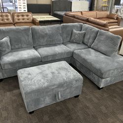 Grey Sectional Couch