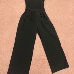 New large black pantsuits jumpsuit pants jumper career suit stretchy