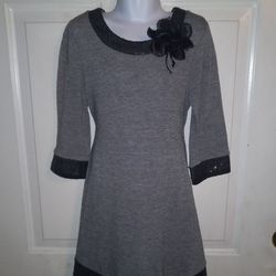 Girls Grey Dress Size 10