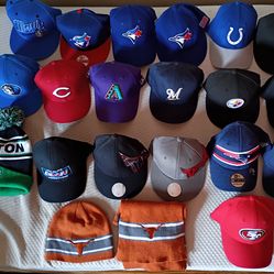 NFL, NBA, MLB, MMA, Wrestling Sports Hats (Variety)