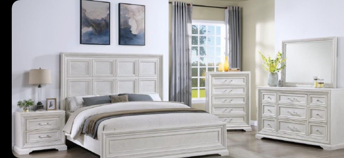 Queen Bed Dresser Mirror Night Stand